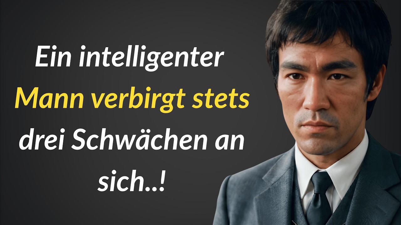 Worte eines Genies: Bruce Lee über die 3 Schwächen, die intelligente Männer immer verbergen