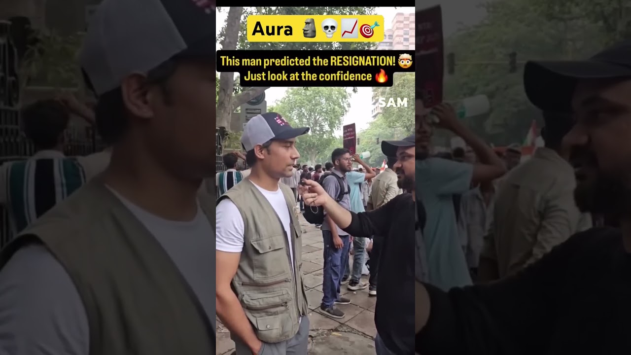 He Predicted Dharmendra Pradhan's Resignation! 🤯 #shorts #genz #protest