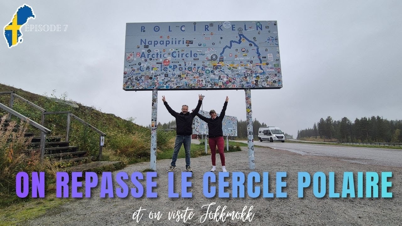 56.On repasse le cercle polaire et on visite Jokkmokk