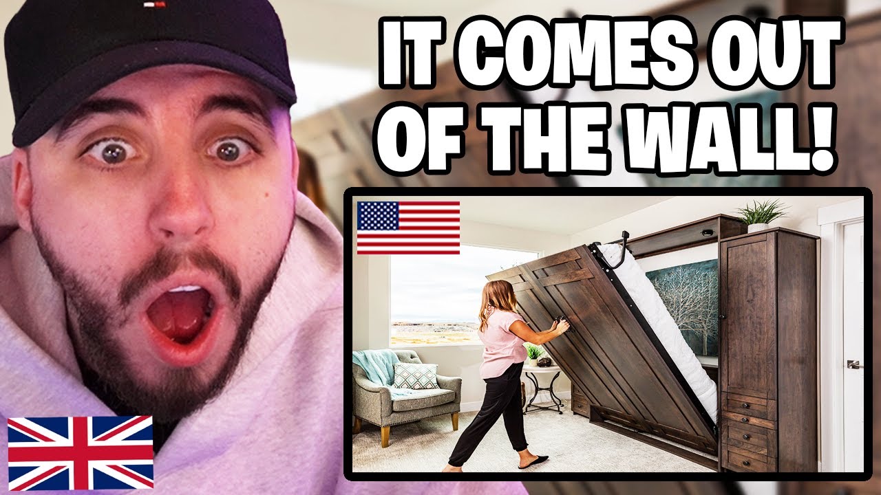 Brit Reacts to Furniture You'll Only Find In America!