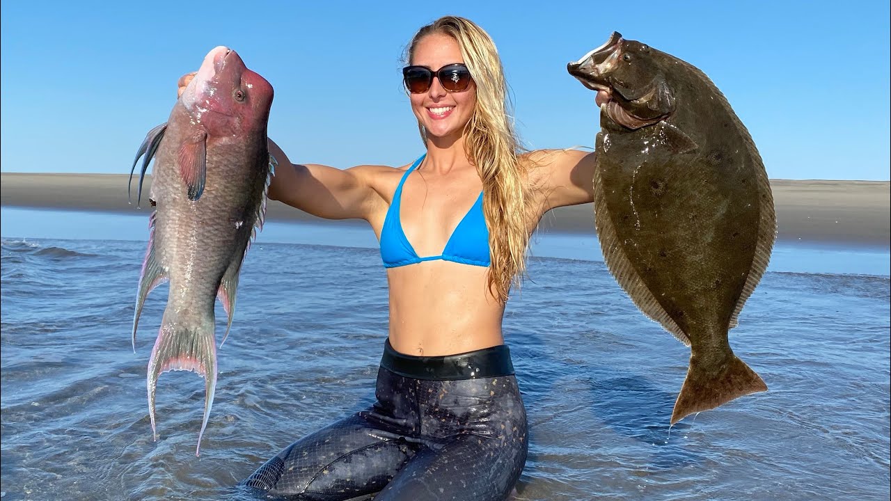 Spearfishing My First HALIBUT, In Baja California!!