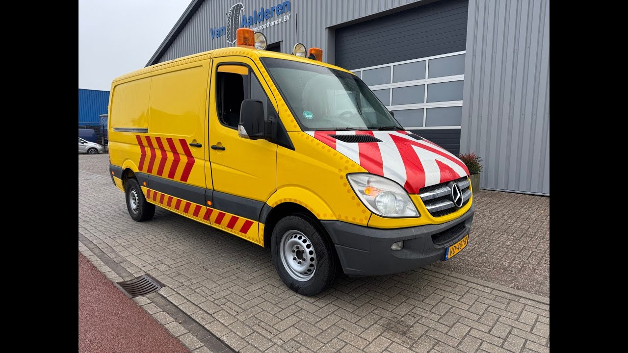 At Stock: Mercedes-Benz Sprinter 316, BF3 Convoi Exceptionele, Begleitfahrzeug, EScort Vehicle