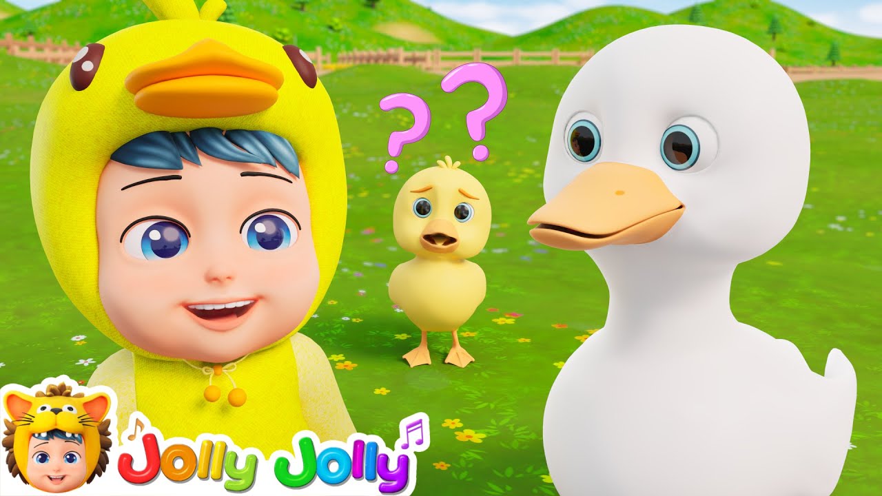 Five Little Ducks + More | Animals Costume | Jolly Jolly - Learn and Play - Nursery Rhymes