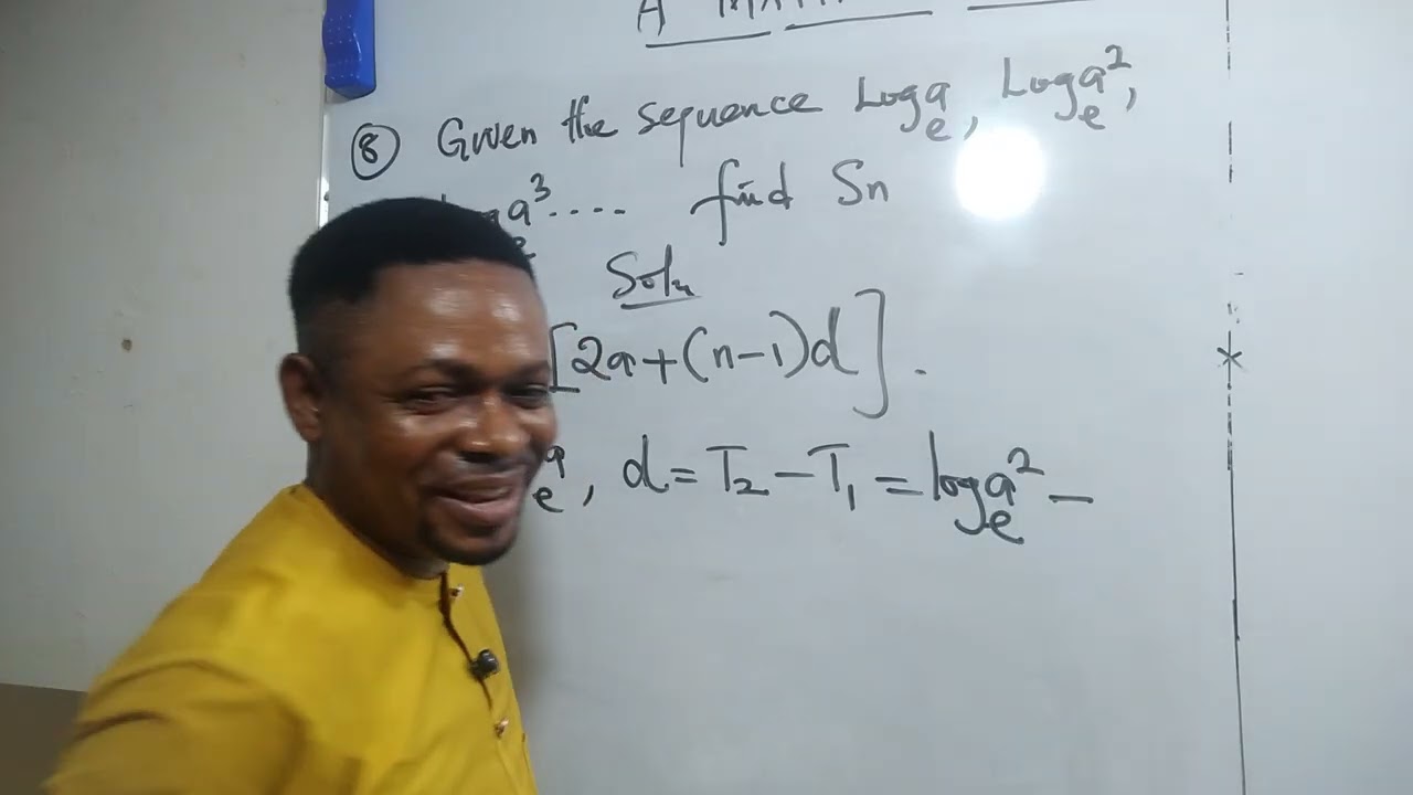 Finishing part of Arithmetic Sequence part 1