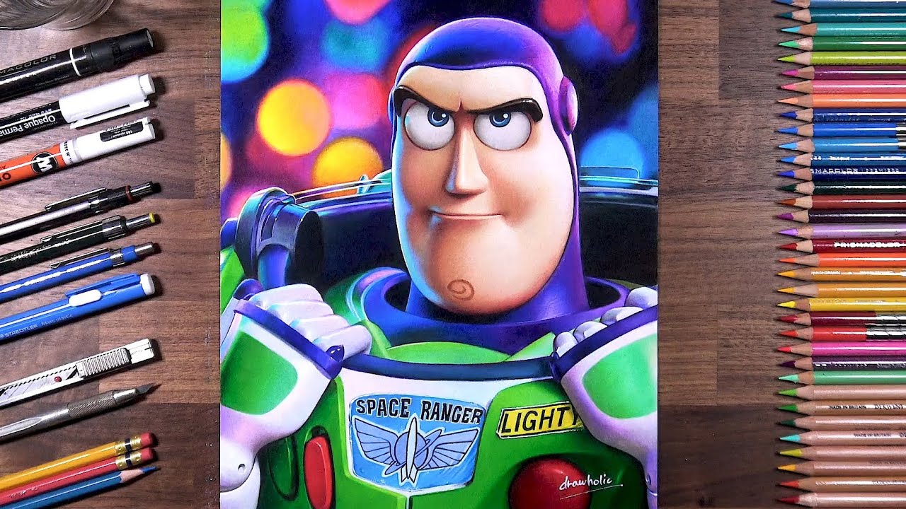 Drawing Toy Story: Buzz Lightyear | drawholic