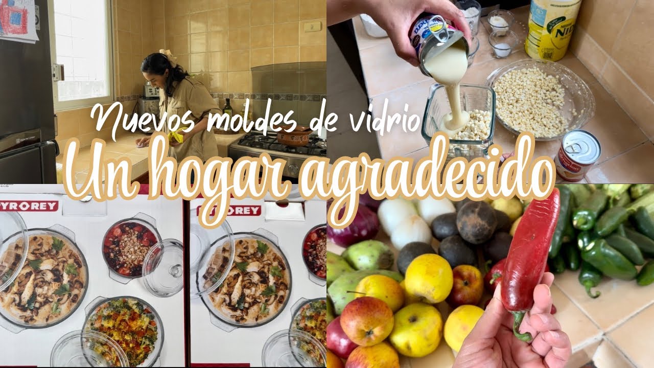 Un hogar agradecido ✨| Compre unos moldes de vidrio🥧| Horneando torta de elote 🌽| #home 