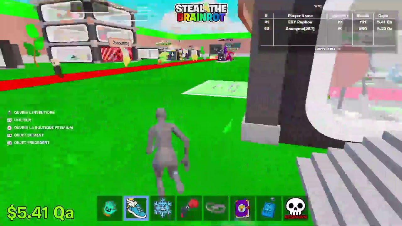 Live FR Fortnite trade Steal the brainrot