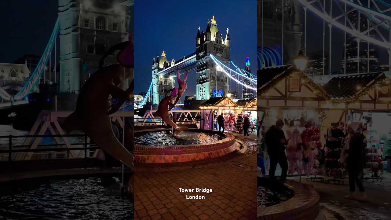 London moment from Tower Bridge 