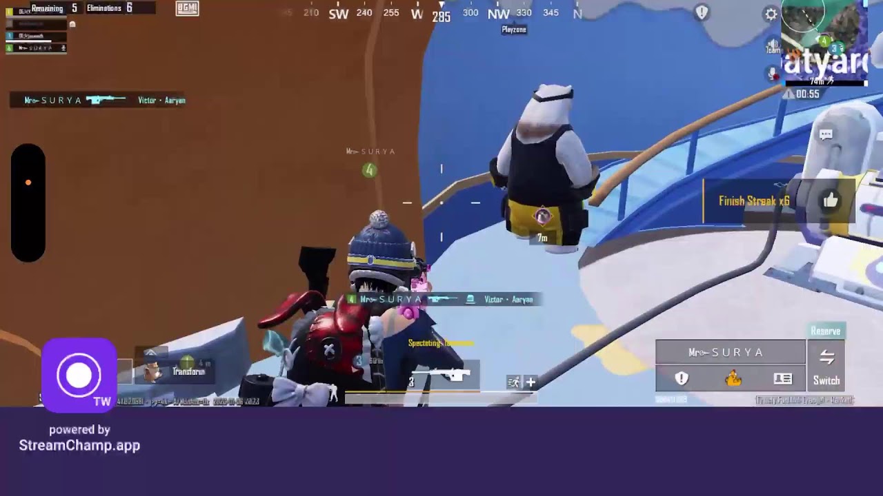 BGMI 4.1 Event Squad Gameplay | Frosty Funland Event| | AllinOnegaming Live Stream 76 | TeluguGamer
