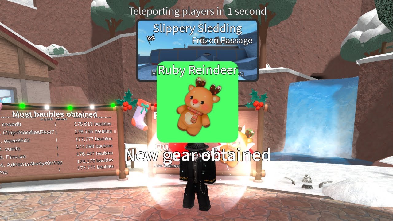 [Epic Minigames] Obtaining Ruby Reindeer