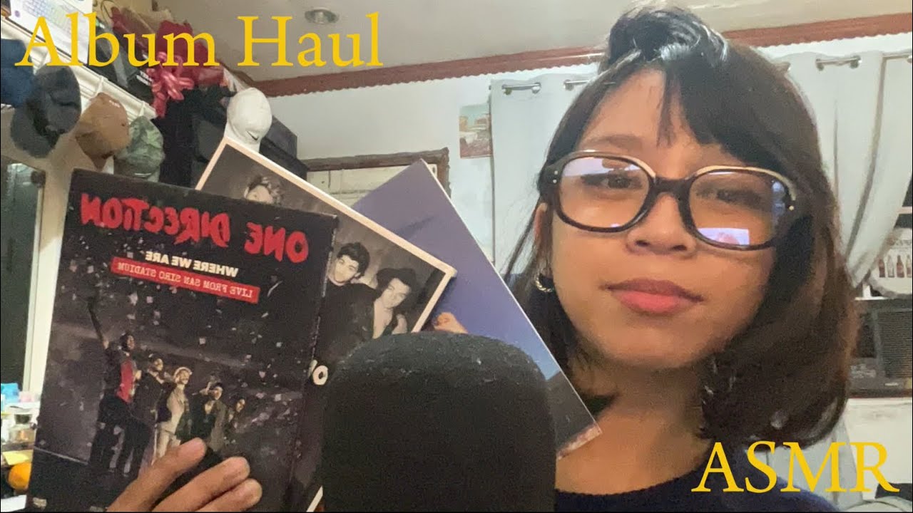ASMR album haul/showcase