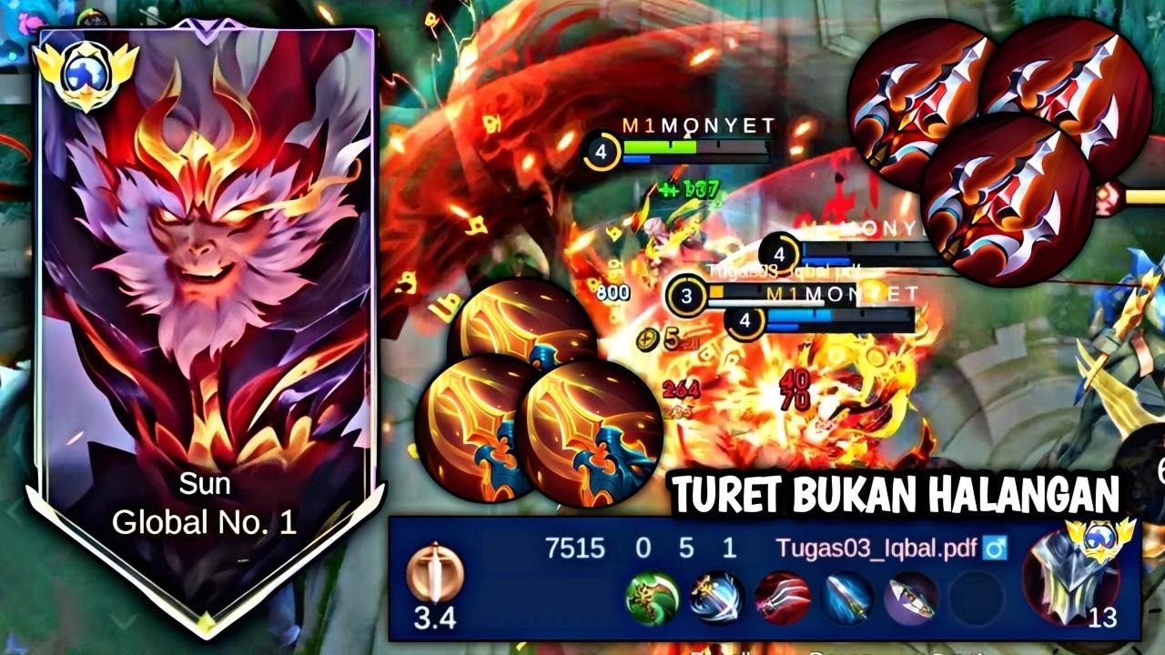 YAKIN ARGUS COUNTER SUN !?? CARA MUDAH SUN LAWAN ARGUS | MOBILE LEGENDS 