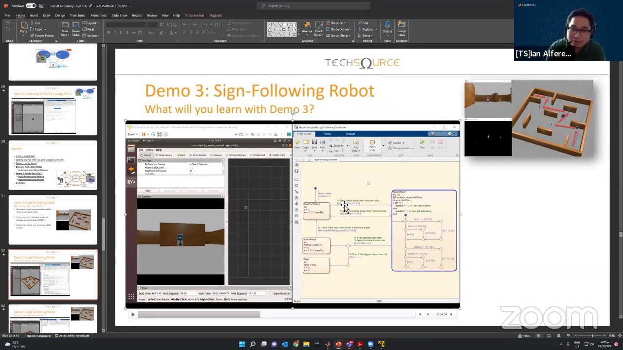Getting Started with ROS (Robot Operating System) Integrating with MATLAB/Simulink