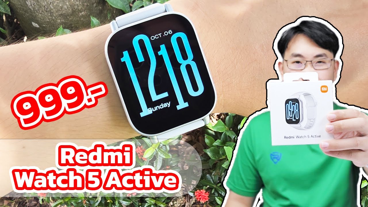 Redmi Watch 5 Active จอใหญ่ 2นิ้ว ฟังก์ชั่นครบ โทรได้ ออกกำลังกาย 140 กว่าโหมด | EP.169 Review