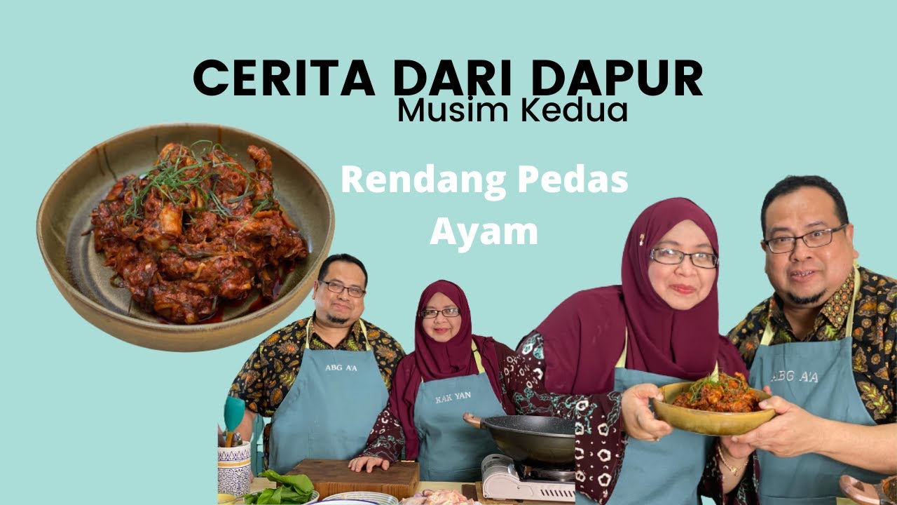 Rendang Pedas Ayam|Rendang Ayam Perak|Rendang Ayam Dulu-Dulu