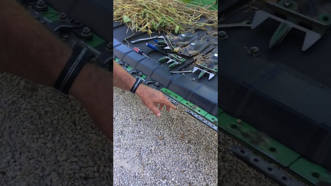 John Deere cutter bar repair part 1
