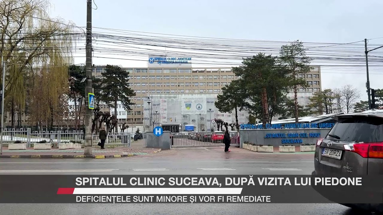 Spitalul Clinic Suceava, după vizita lui Piedone: deficiențele sunt minore și vor fi remediate