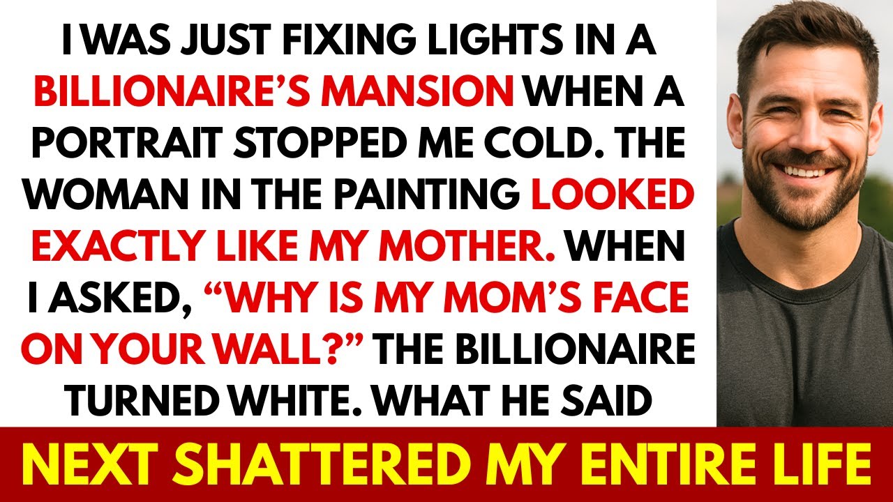 I Asked the Billionaire: “Why Is My Mom’s Photo in Your Mansion?” His Reaction Changed Everything