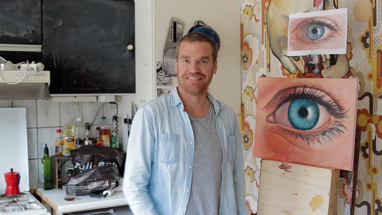 Happy Painting with Onno Lolkema, lesson 2 : Learn how to paint an eye