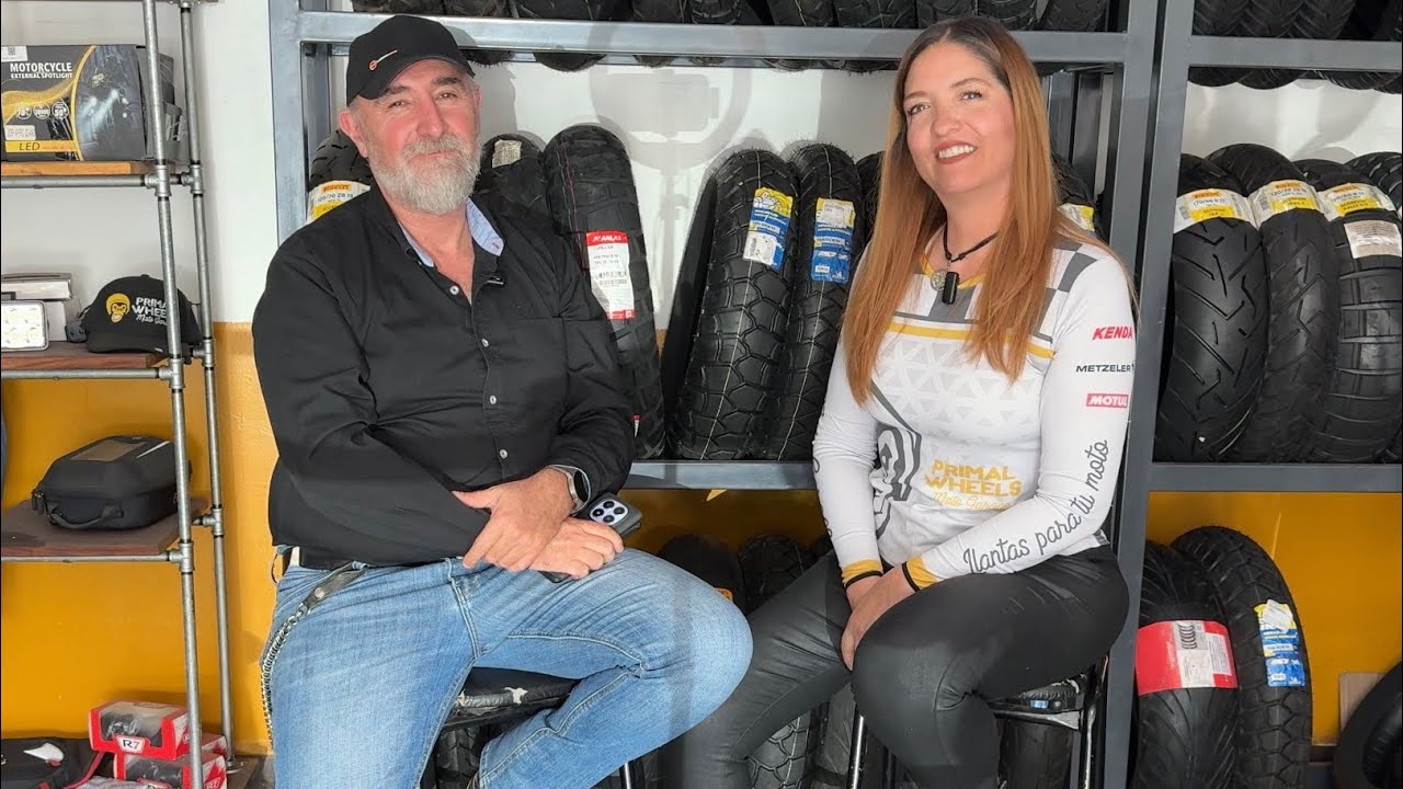 Platica con Luis Reséndiz especialista en llantas para moto, con la presentación de la marca Anlas