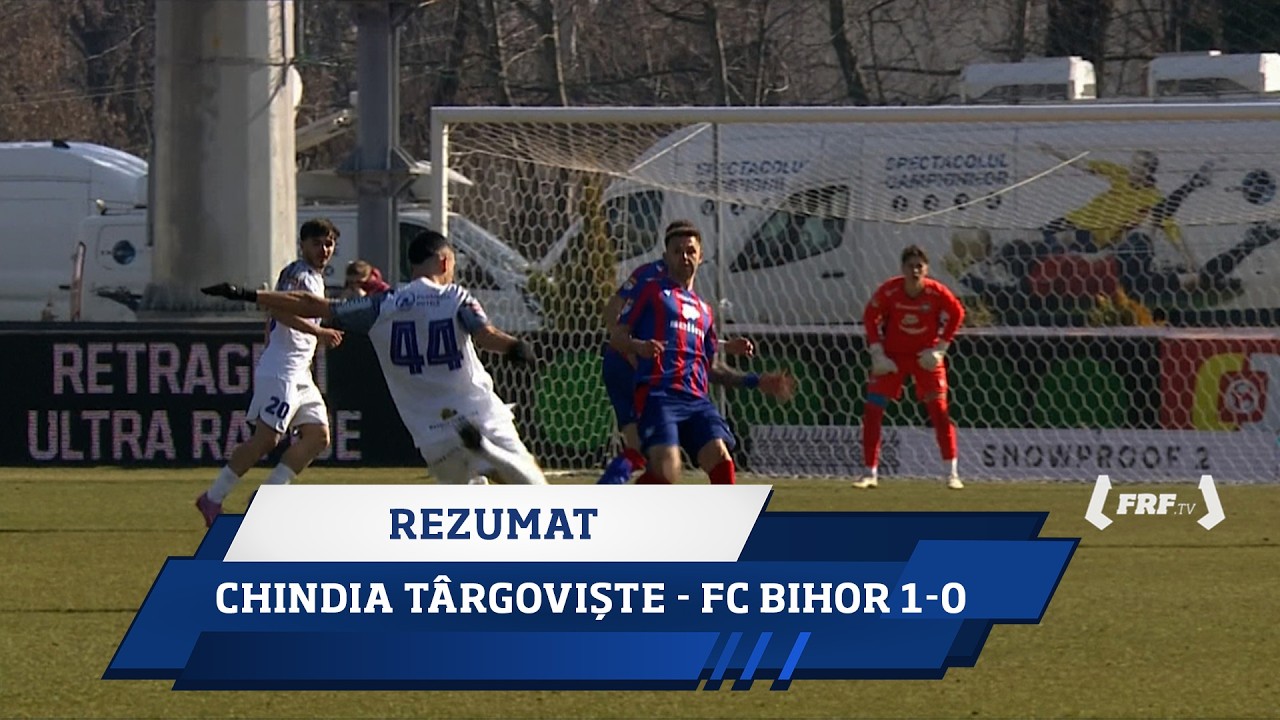 Liga 2 Casa Pariurilor, Etapa 19: Chindia Târgoviște - FC Bihor 1-0 (Rezumat, 01.03.2026)