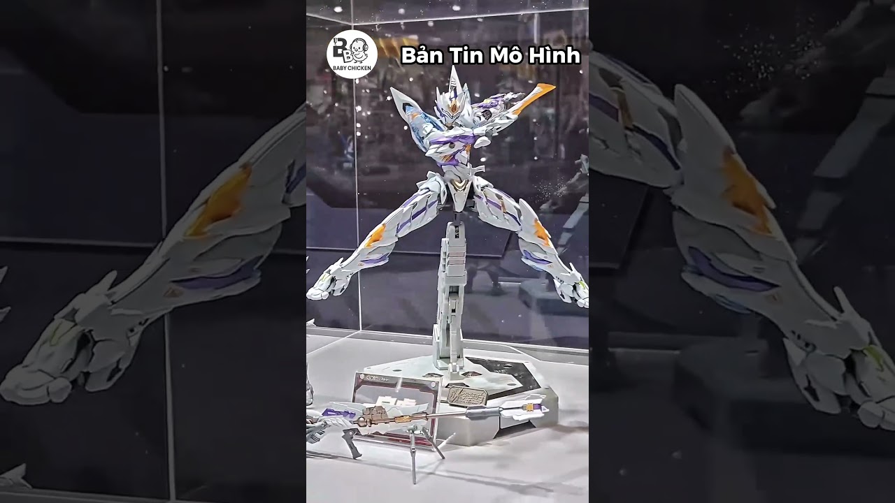 Die-cast Action Figure | MNZ-01 White Tiger  | Brand: Motor Nuclear Scale: 20-23cm #gundam #gunpla