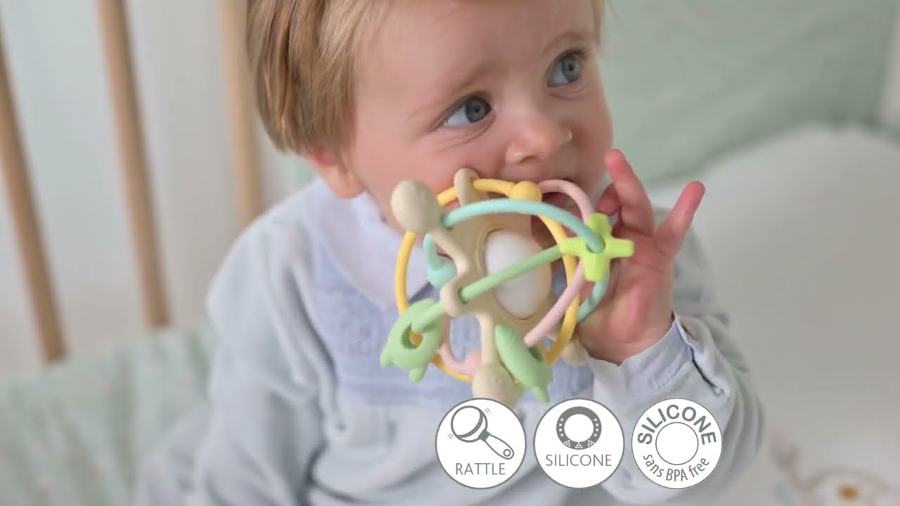 Nattou Galaxy Baby Rattle and Teether