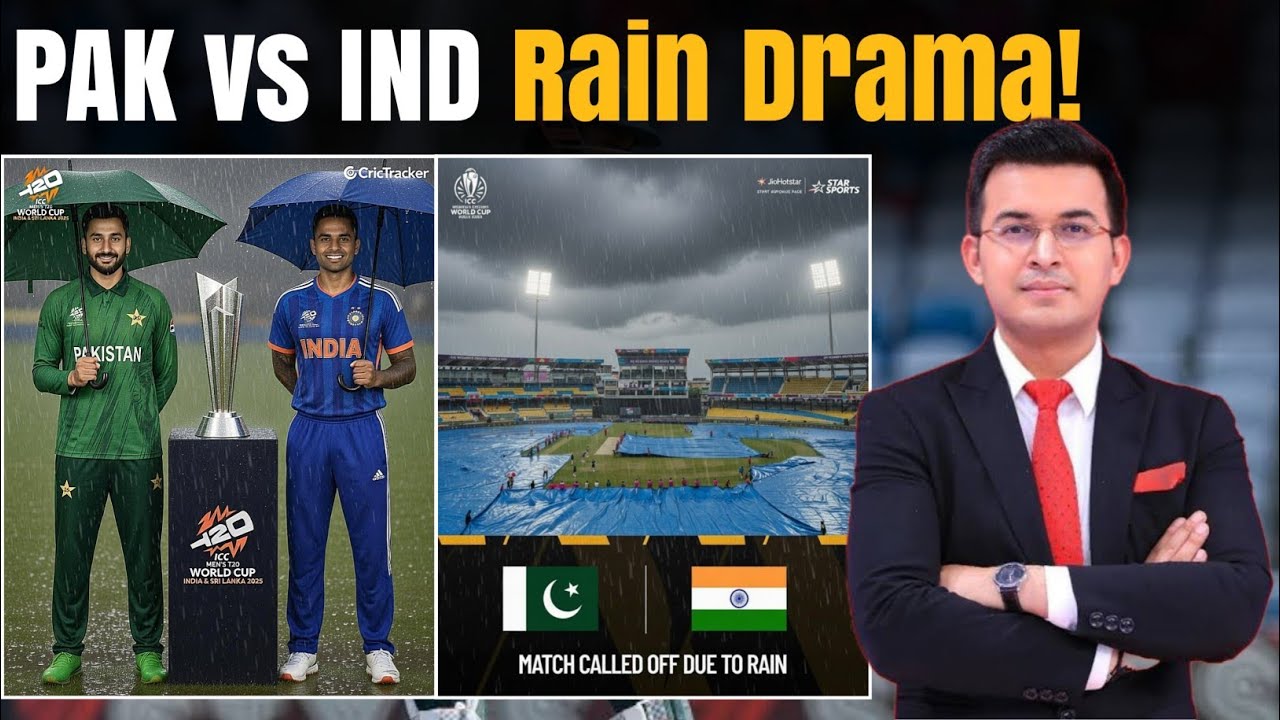T20 World Cup 2026: Pak vs Ind High-Voltage Clash in Danger – Rain Threat Looms Over Colombo!