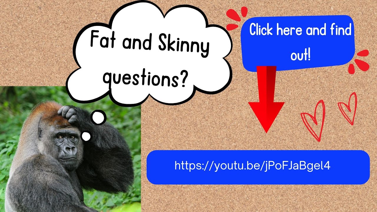 Asking fat & skinny questions