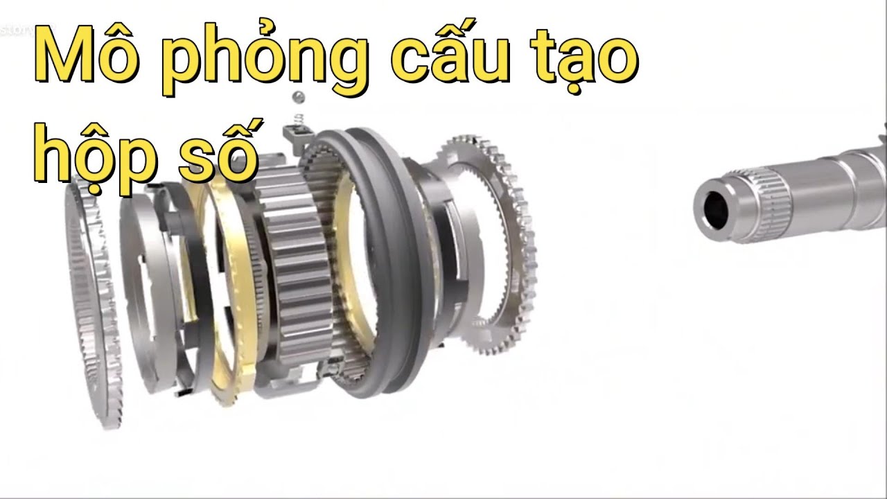 M&ocirc; phỏng cấu tạo hộp số. LH 0389898100