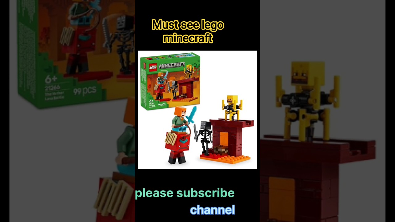 🔥 MUST-SEE LEGO Minecraft Nether Lava Battle (21266) | Best Gamer Toy for Kids 2025