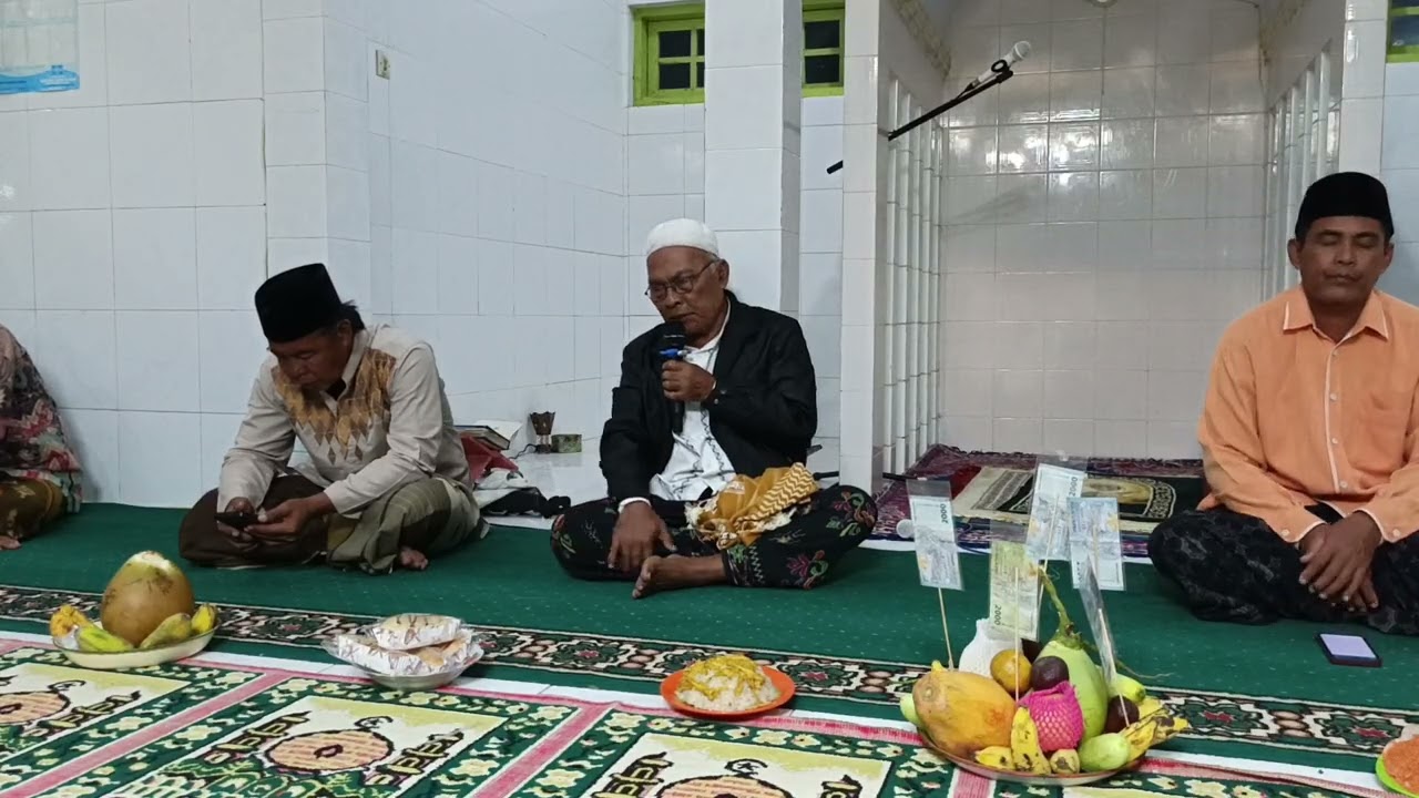Sambutan Ketua imam Masjid Nurul Huda Ro'korok