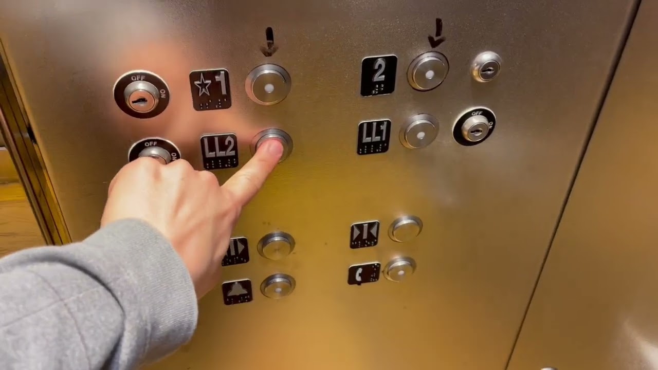 Schindler Hydraulic Elevator at Green Garage, Galleria Mall in Houston, TX.