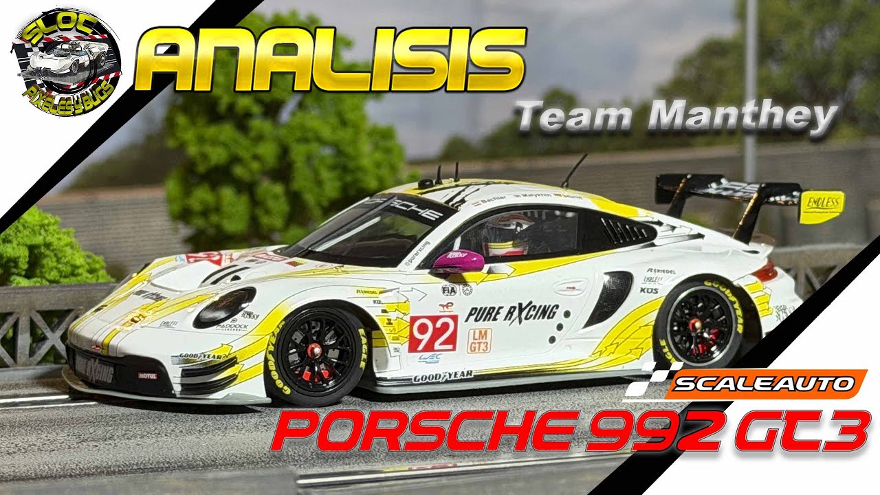 Análisis Porsche 992 Team Manthey, Scaleauto