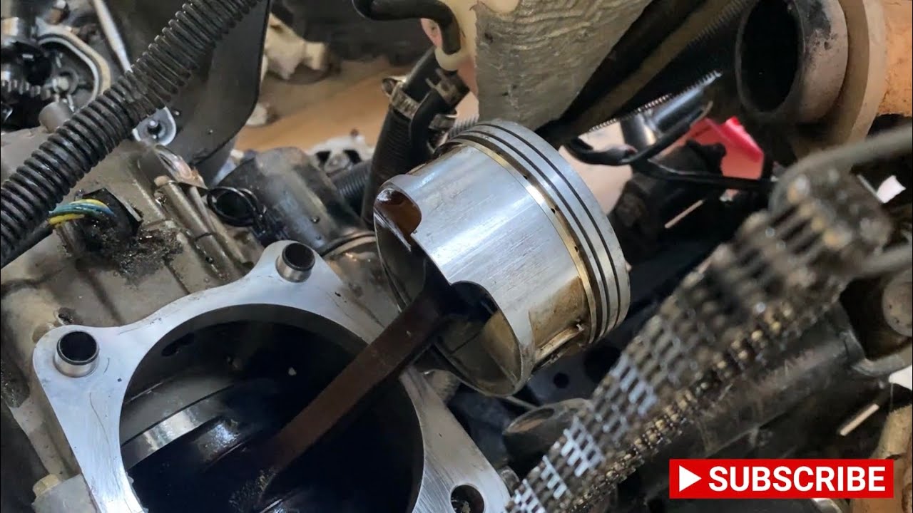 Segmentat si schimb semering supape Cf moto / Linhai 500 partea 2