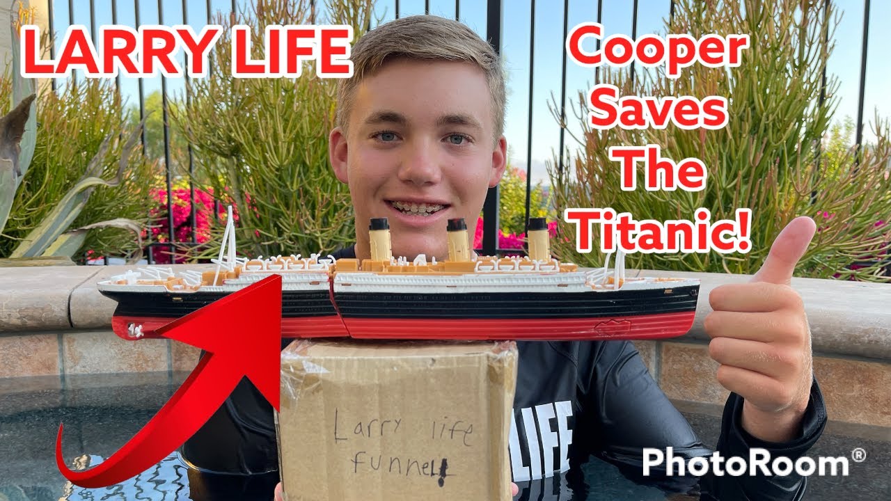 Larry Life Subscriber Cooper Saves The Day! 🧊🚢☀️🥳👍🏻🎉