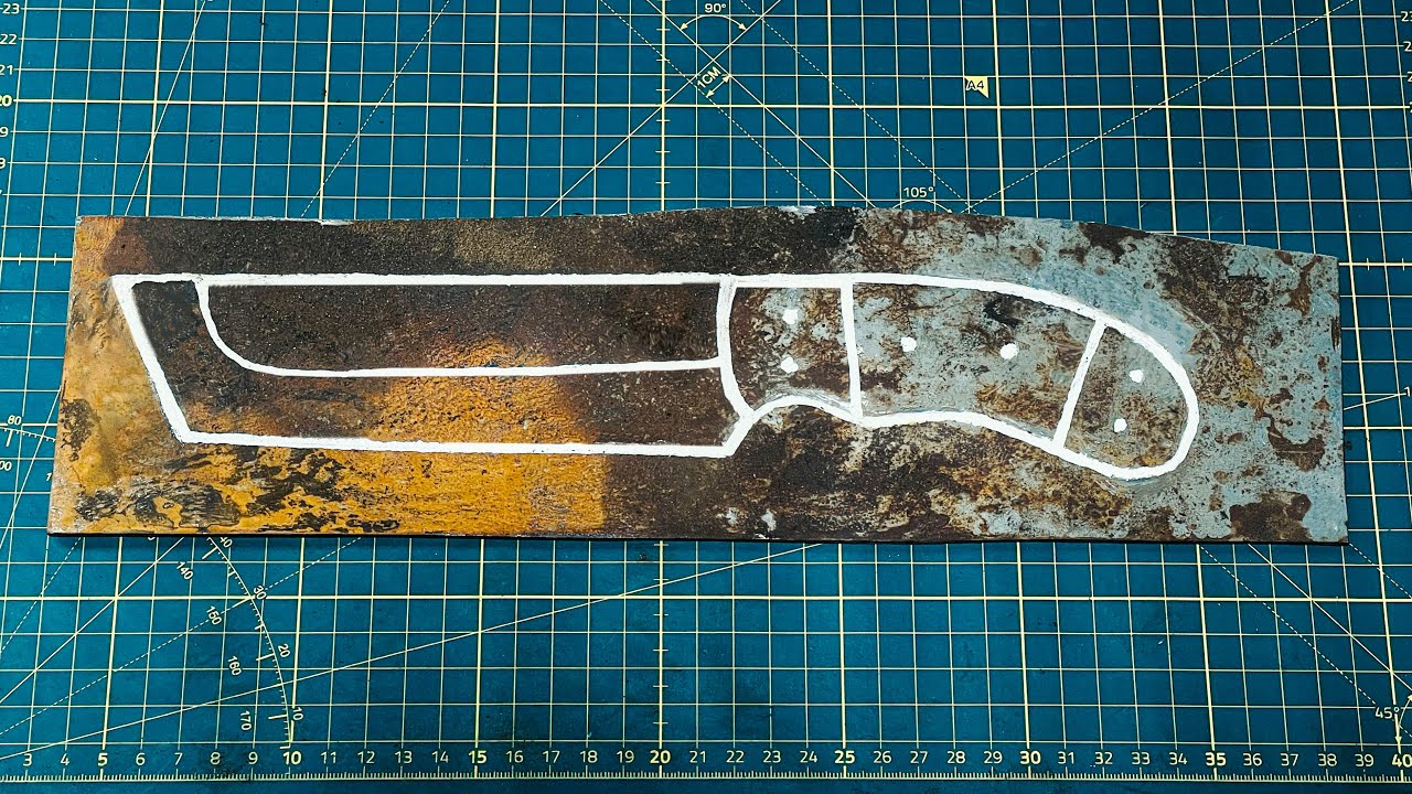 Forging a Compact Cleaver Knife | Handmade Knife Build