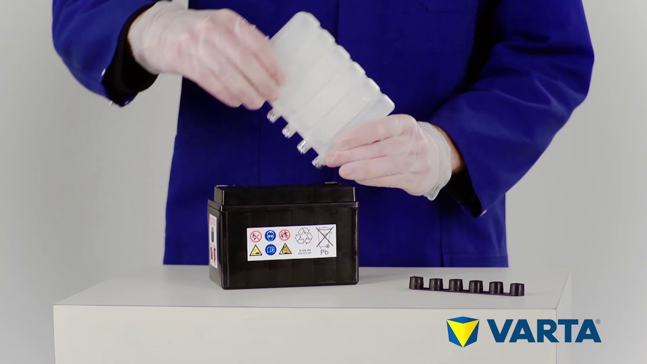 Varta Powersports akumulatory AGM pierwsze uruchomienie