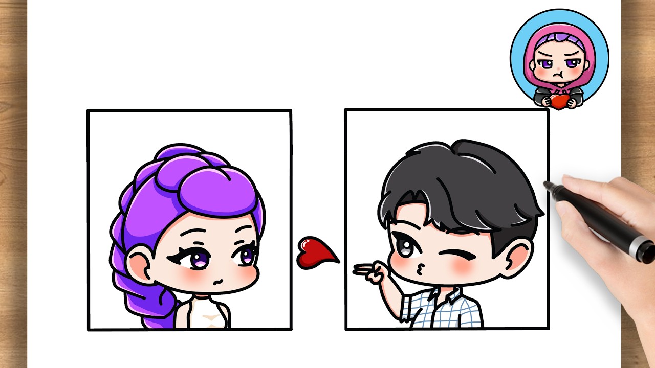 How to Draw Rumi and Jinu from Kpop Demon Hunters
