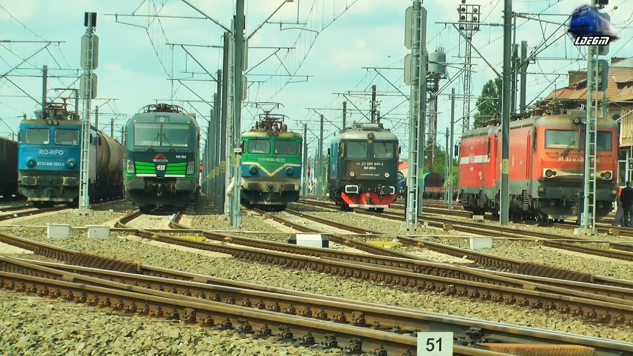Trenuri & Activitate Feroviară/Trains & Rail Activity in Gara Curtici Station - 27 May 2020