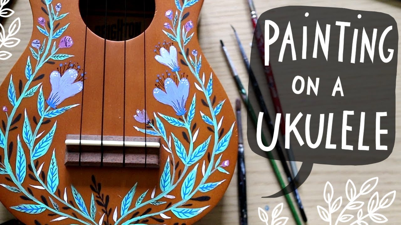 Painting my ukulele