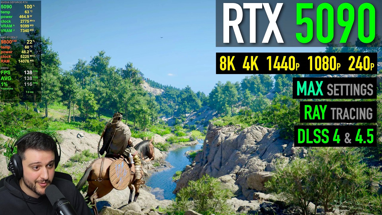 RTX 5090 - Crimson Desert - Looking Great! But there are Issues... (Tested from 240p to 8K)