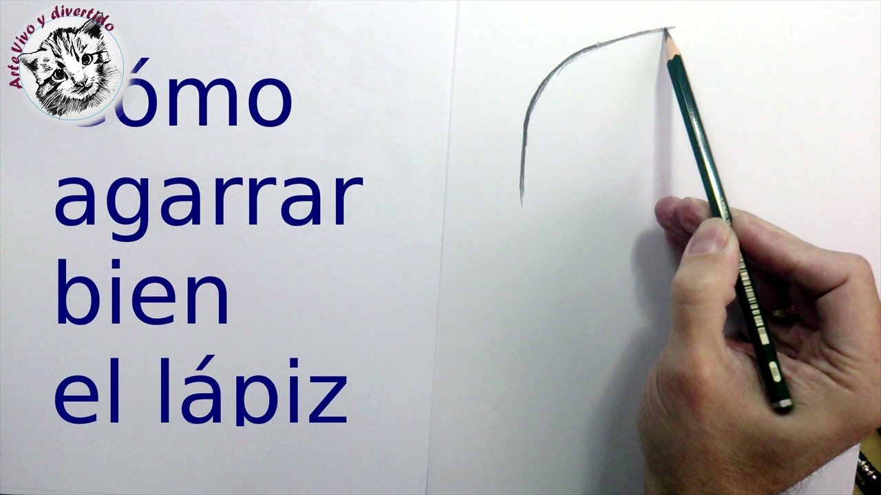 Como agarrar bien el lápiz, cómo difuminar y cómo borrar: Técnicas de dibujo básicas