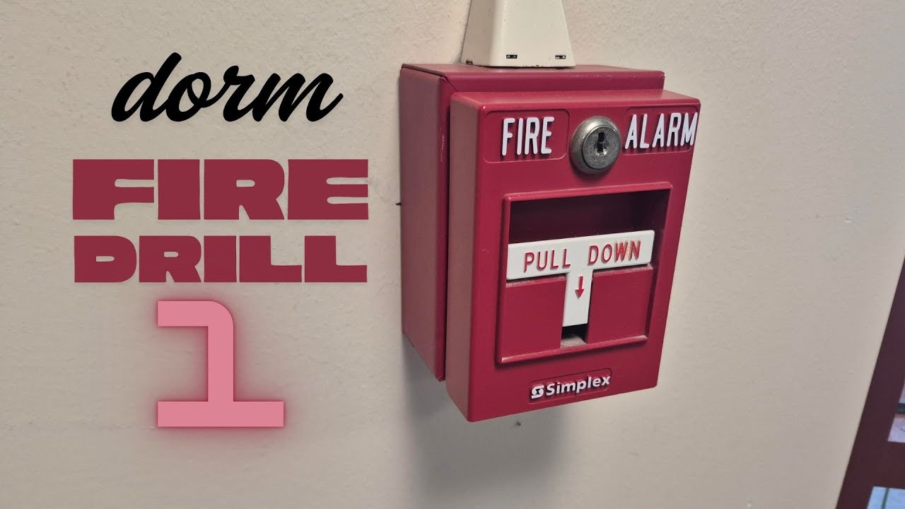 Dorm Fire Drill 1 + INSPECTION!?!?
