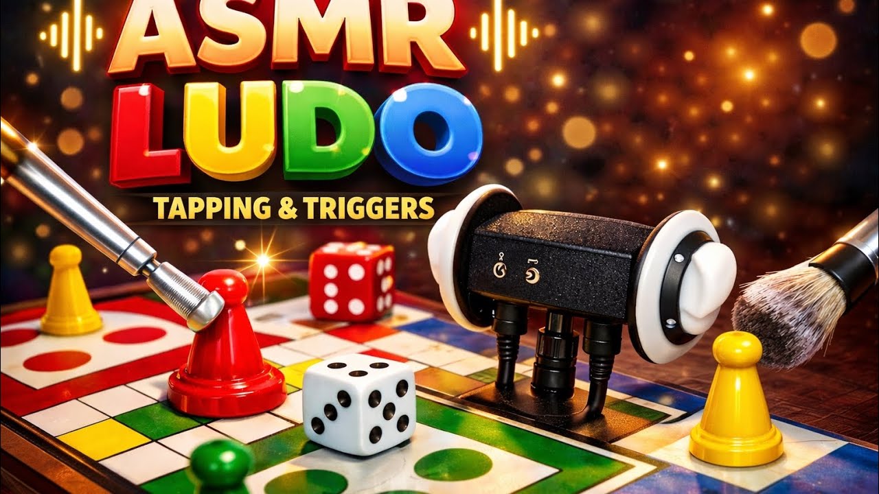 ASMR ludo relaxing sound #LudoASMR#RelaxingSounds#NoTalkingASMR#SatisfyingSounds#DiceSounds#