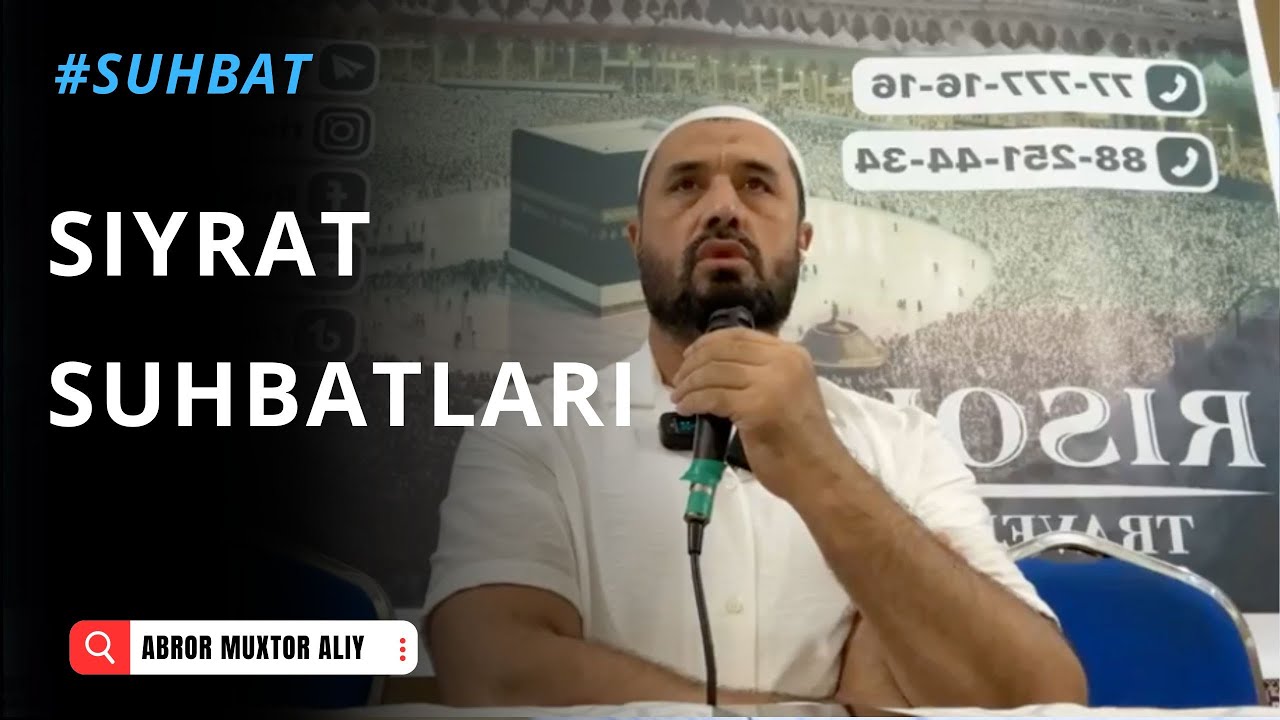 #SUHBAT • Jonli muloqot. 08.09.2023 © Abror Muxtor Aliy @abrormuxtoraliy.official
