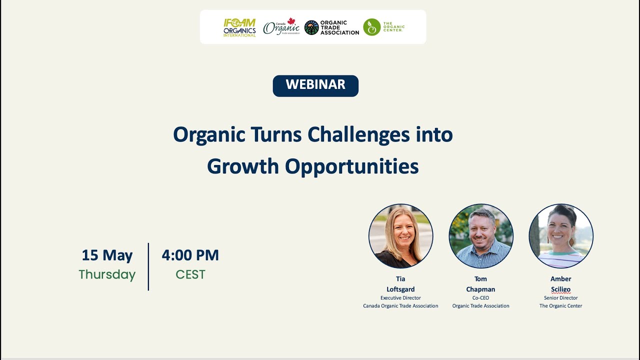 Webinar - Organic Turns Challenges into Opportunities
