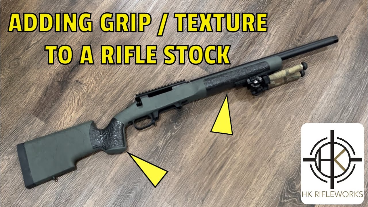 How to Add Grip Texture to a Rifle Stock