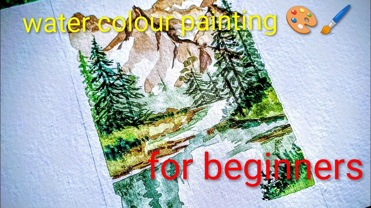 Easy watercolour painting tutorial for beginners 