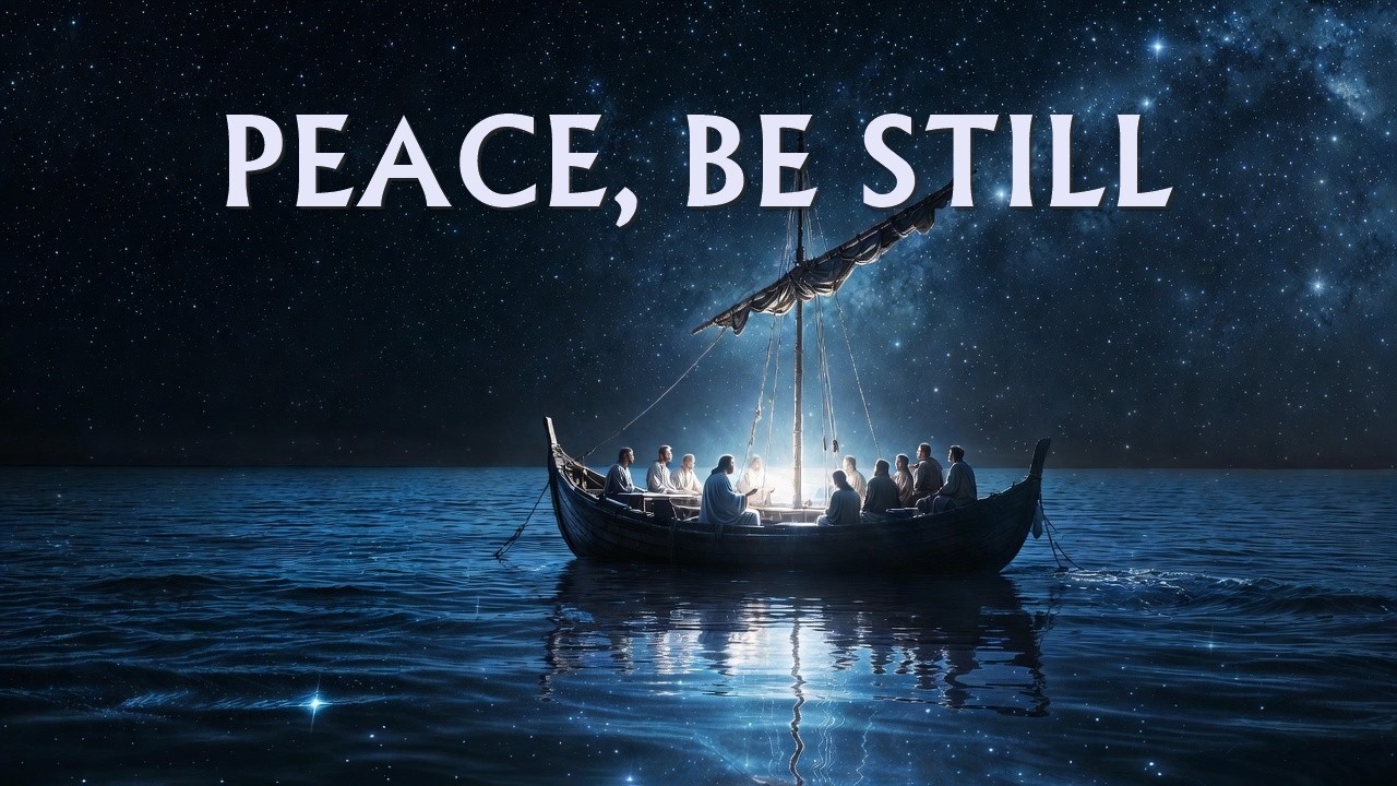 Jesus Calms Your Stormy Mind: 45-Min PEACE BE STILL Sleep Prayer ⛵🌊